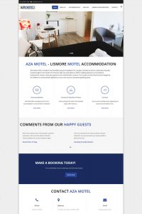 Web site design - AZA Motel