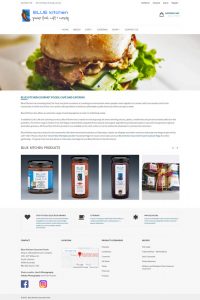 Website development NSW - Blue Kitchen Gourmet Foods