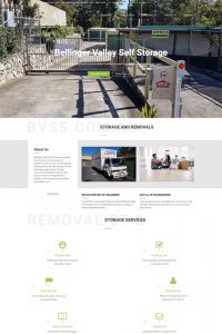 Coffs Harbour website development - Bellinger Valley Self Storage