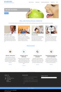 Web Development - Dr Lance West - Dentist