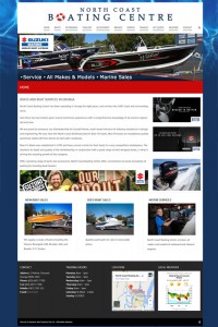 Coffs Coast website designer - North Coast Boating Centre