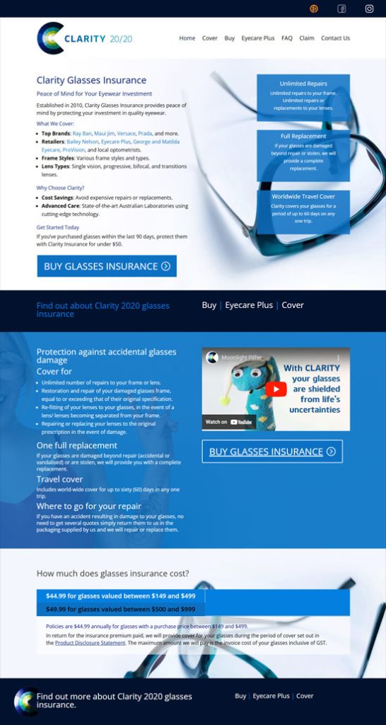 Clarity 2020 - WordPress Website Upgrade