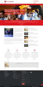 NZ Web Design - Taste Wine - wine tasting event business